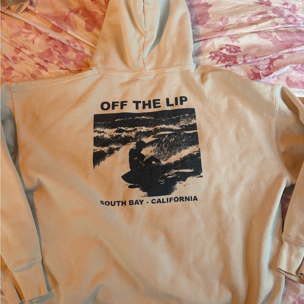 Brandy Melville Beige South Bay California Hoodie